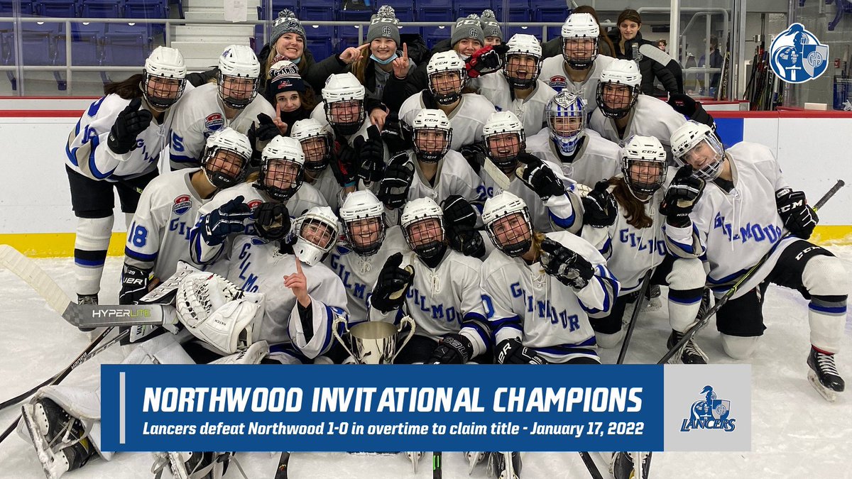 GALancerAD's tweet photo. Introducing your Northwood School Invitational Champions! Congrats to the @GAGirlsHockey Prep team, who defeated Northwood 1-0 in overtime to claim the crown. Alaina Giampietro ‘22 scored Gilmour’s overtime goal! 

#Champions #GoGA https://t.co/dkOYQdu6ta