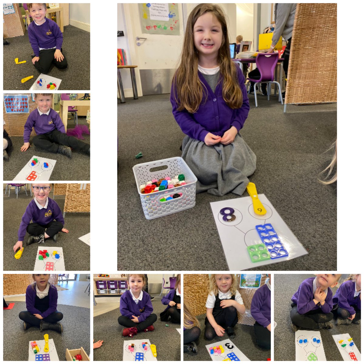 MrsMLMaybank's tweet photo. Our new skill to learn in Maths this week is all about βPart and Whole Modelsβ. We used different resources to find ways to recognise how 2 numbers can make a whole number. @EFLC_Primary #numeracy #Concretelesson #partwholemodel https://t.co/GEbW5brxQc