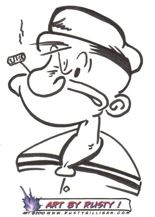 macandtrouble's tweet photo. Happy Birthday POPEYE!
Created by Elzie Crisler Segar, he first appeared in the daily King Features comic strip Thimble Theatre on January 17, 1929!
I did this quick card for charity back in 2010 - just saw it relisted on Ebay a few weeks ago LOL!
#rustygilligan #rustyink #popeye https://t.co/XctWCrSuX2
