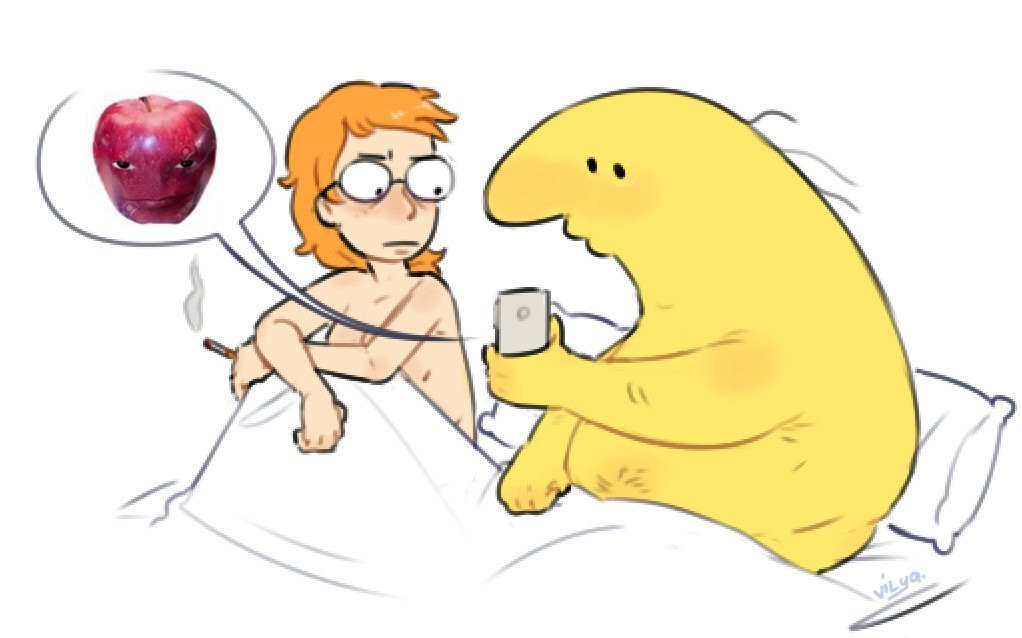 - i need to talk to you seriously
- 🍎

#smilingfriends