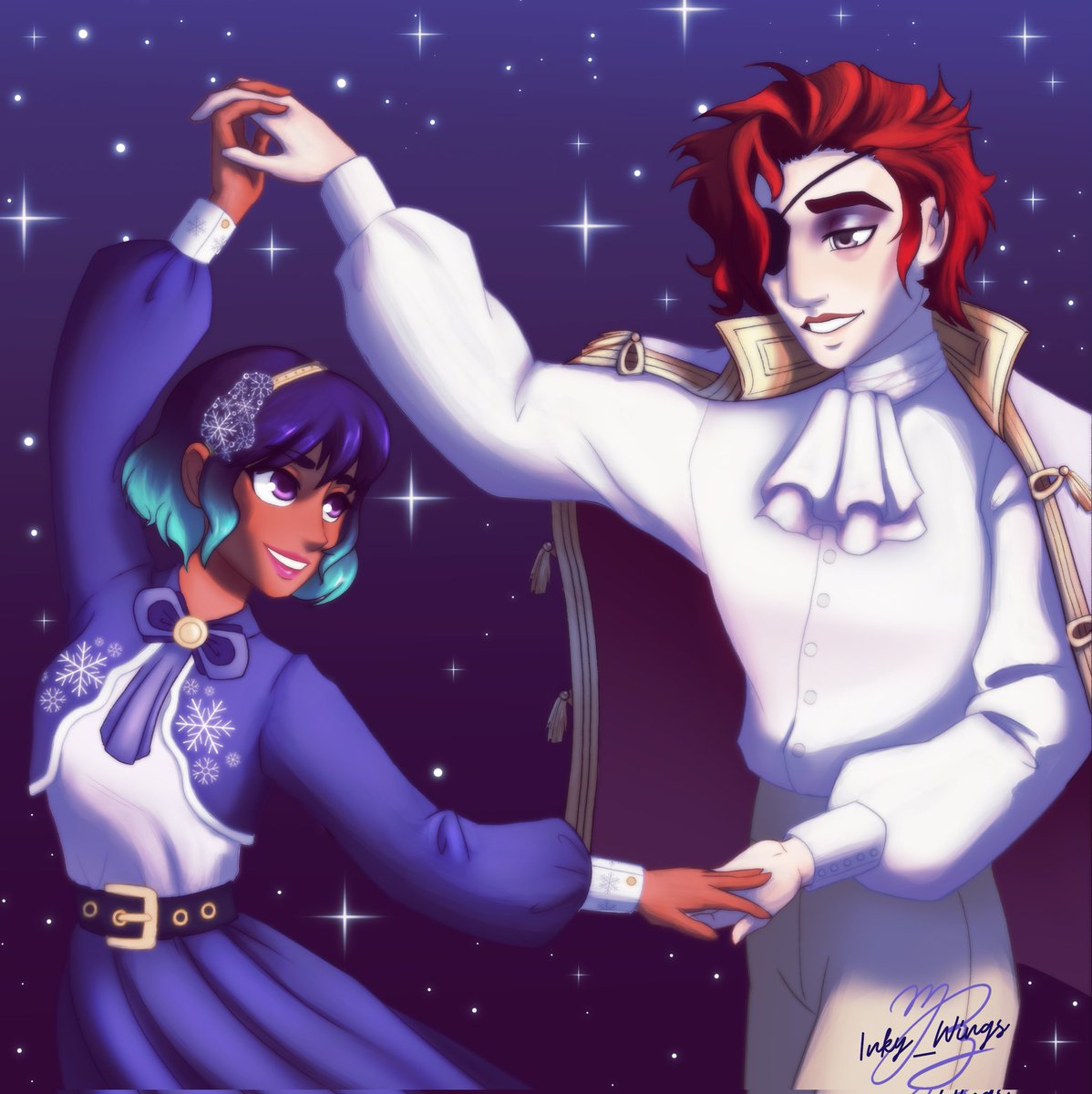 Inky_wing's tweet photo. First post in #2022NewYear! 🎉✨ Decided to make my #Oc from #thearcana Cassandra and #juliandevorak
@thearcanagame @ArtCampOfficial @dibujando https://t.co/eK53uzioaC