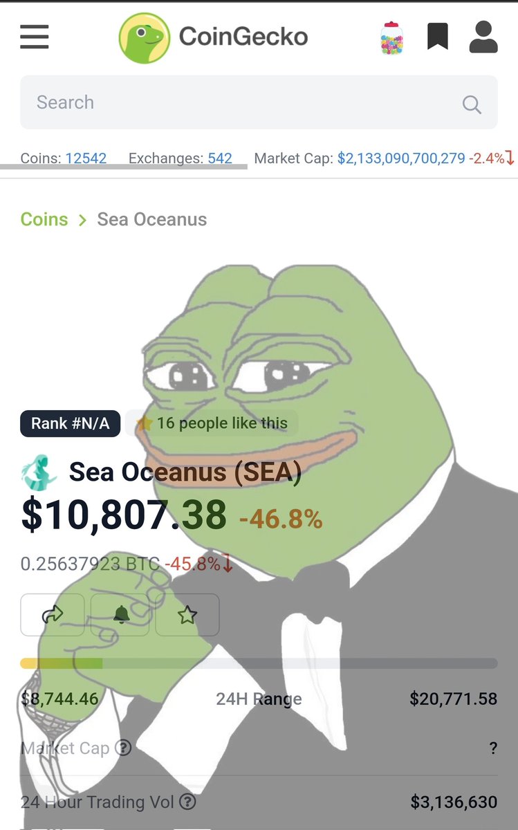 Do you see what I $SEA?

A star, a star
Dancing in the night

Oceanus is on <a href="/coingecko/">CoinGecko</a> 😉