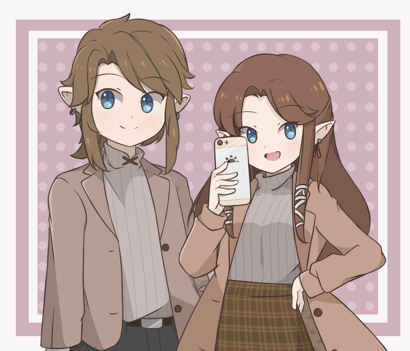 Plaid skirt outfit zelda cheap