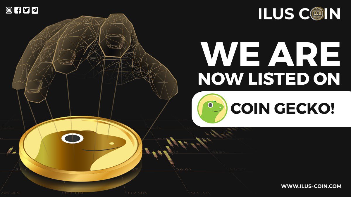ILUS_Coin's tweet photo. Following up from going live on @CoinMarketCap last week, we are now live on @coingecko!! $ILUS #ILUScoin https://t.co/2PeWhiFoey