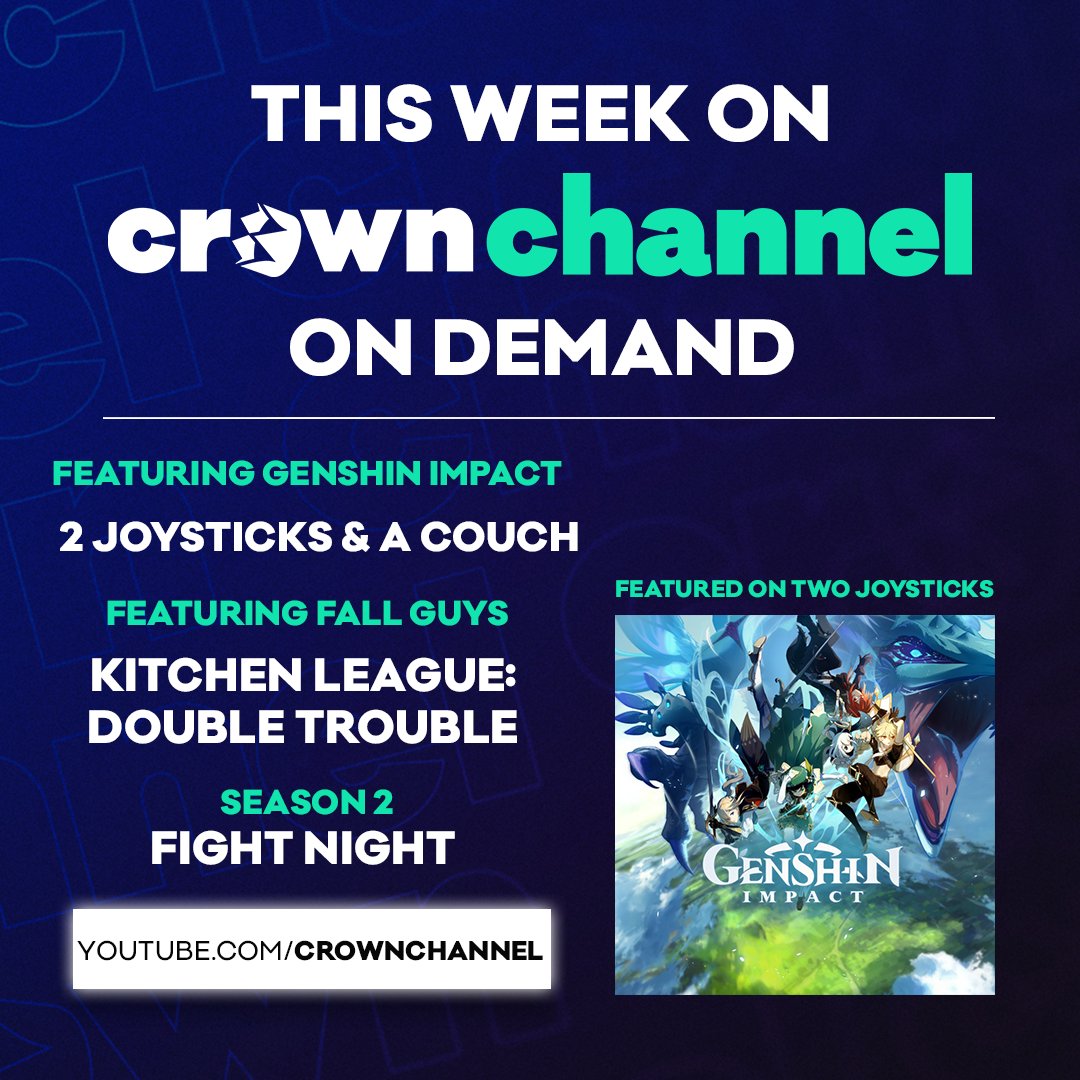 crownchannel's tweet photo. Missing your favorite #CrownChannel shows?๐ข Now you don't have to! Tune in to #CrownOnDemand for #Crown2J1C, #Crown2xTrouble, #CrownFightNight, and more.
Don't just watch, join. https://t.co/1vB7QwH6VA
