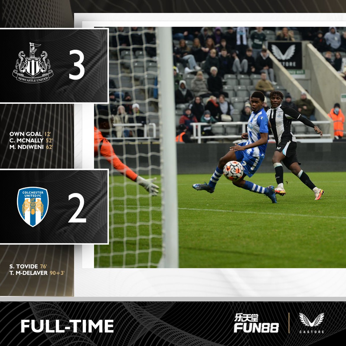 NUFC's tweet photo. 𝐖𝐇𝐀𝐓 𝐀 𝐖𝐈𝐍! 🙌

#NUFC U18s progress into the fifth round of the #FAYouthCup! ⚫⚪ https://t.co/Mp7yoOt05N