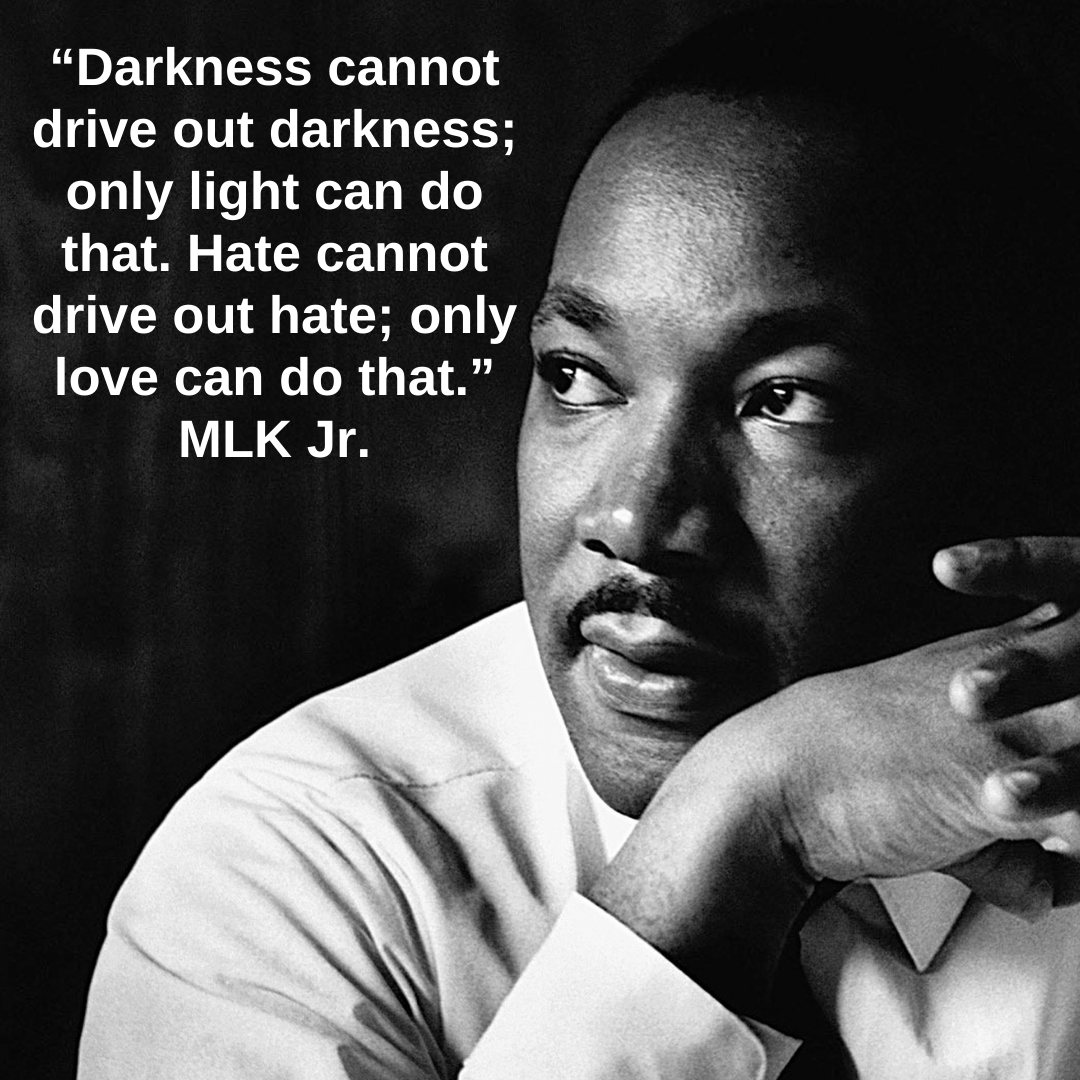 SoulSourceTD's tweet image. Only love can drive out hate. 

#MLKDAY #MLK