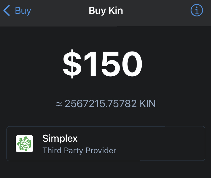 Kin_Ecosystem's tweet photo. We are pleased to share that @TrustWallet has implemented the Kin/@SimplexCC integration, allowing users to purchase $KIN directly via TrustWallet 🥳 https://t.co/YVg7bEe9NS