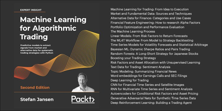 Quiere conocer como usar ML en trading algoritmico?

Le recomiendo que empiece por aca, un excelente punto de entrada con codigo y explicado de una forma didactica. 

👩‍💻: <a href="/ml4trading/">Stefan Jansen</a> 
repo: github.com/PacktPublishin…
web: ml4trading.io