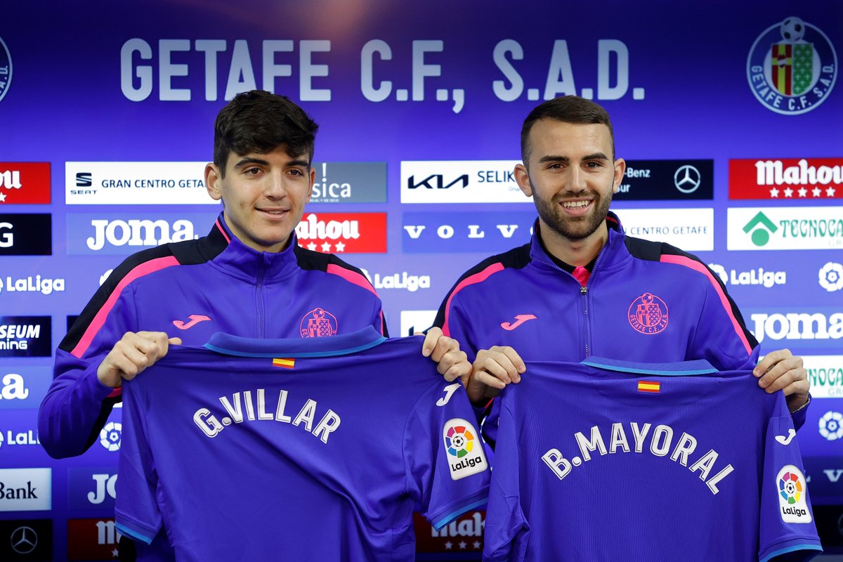 Más opciones para Quique Sánchez Flores. ⚽👍

¡<a href="/Gonzalo14villar/">Gonzalo Villar</a> y  <a href="/Mayoral_Borja/">Borja Mayoral</a> se suman al <a href="/GetafeCF/">Getafe C.F.</a>! 💙

#LaLigaSantander