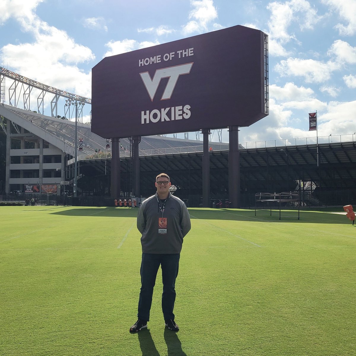 After a great conversation with <a href="/CoachJoeRudolph/">Joe Rudolph</a> I’m blessed to say that I have received an offer to play for and go to school at Virginia Tech. Go Hokies!!!  <a href="/CoachPryVT/">Brent Pry</a> <a href="/HokiesFB/">Virginia Tech Football</a> <a href="/coachstuholt/">Stu Holt</a>
