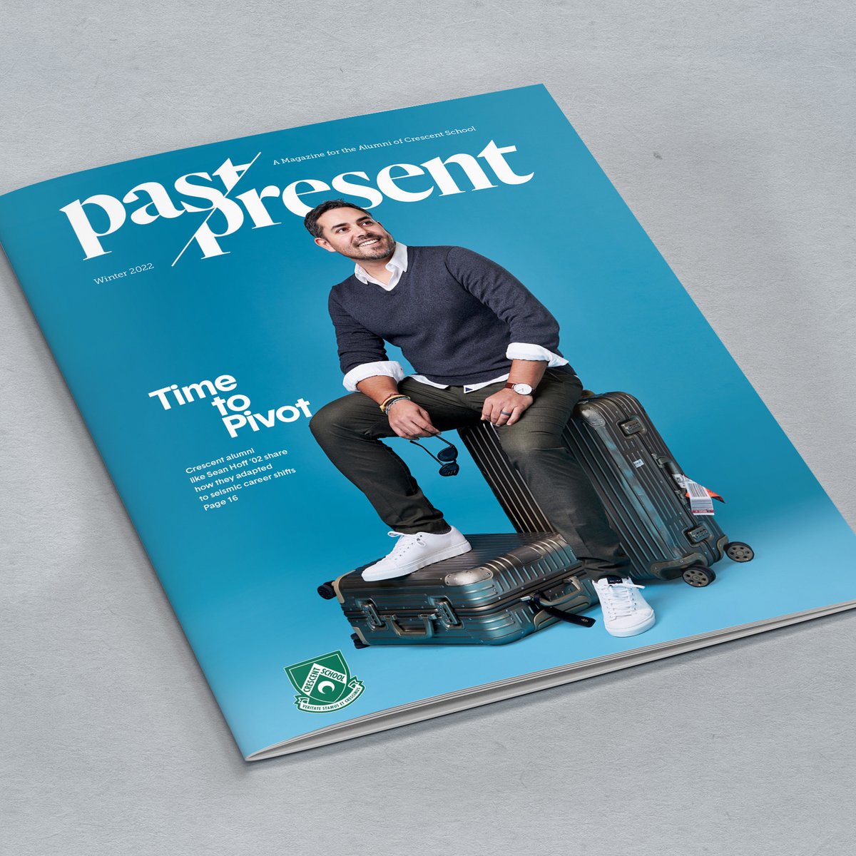 Our Winter 2022 edition of Past &amp; Present is hot off the press! Thanks to <a href="/aegisbrand/">Aegis</a> for making the magazine look so good. Click here for details and to read it online: crescentschool.org/page/News-Deta…