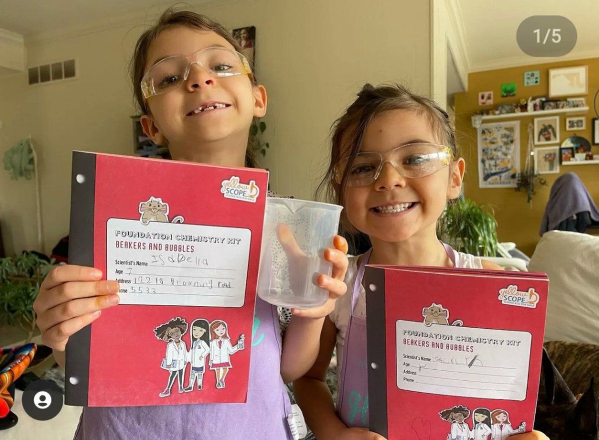 Yellow Scope Science Kits tweet media