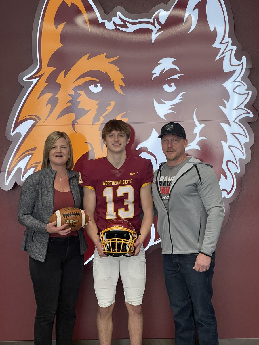 Aidan (@afredrickson13) on Twitter photo After an awesome visit <a href="/NSUWolves_FB/">Northern State Football🐺 🏈</a> and talk with <a href="/NSUCoachSchmidt/">Mike Schmidt</a> I’m blessed to recieve an offer from Northern State University!! #gowolves🐺 <a href="/jakeiery42/">Jake Iery</a> After an awesome visit <a href="/NSUWolves_FB/">Northern State Football🐺 🏈</a> and talk with <a href="/NSUCoachSchmidt/">Mike Schmidt</a> I’m blessed to recieve an offer from Northern State University!! #gowolves🐺 <a href="/jakeiery42/">Jake Iery</a>