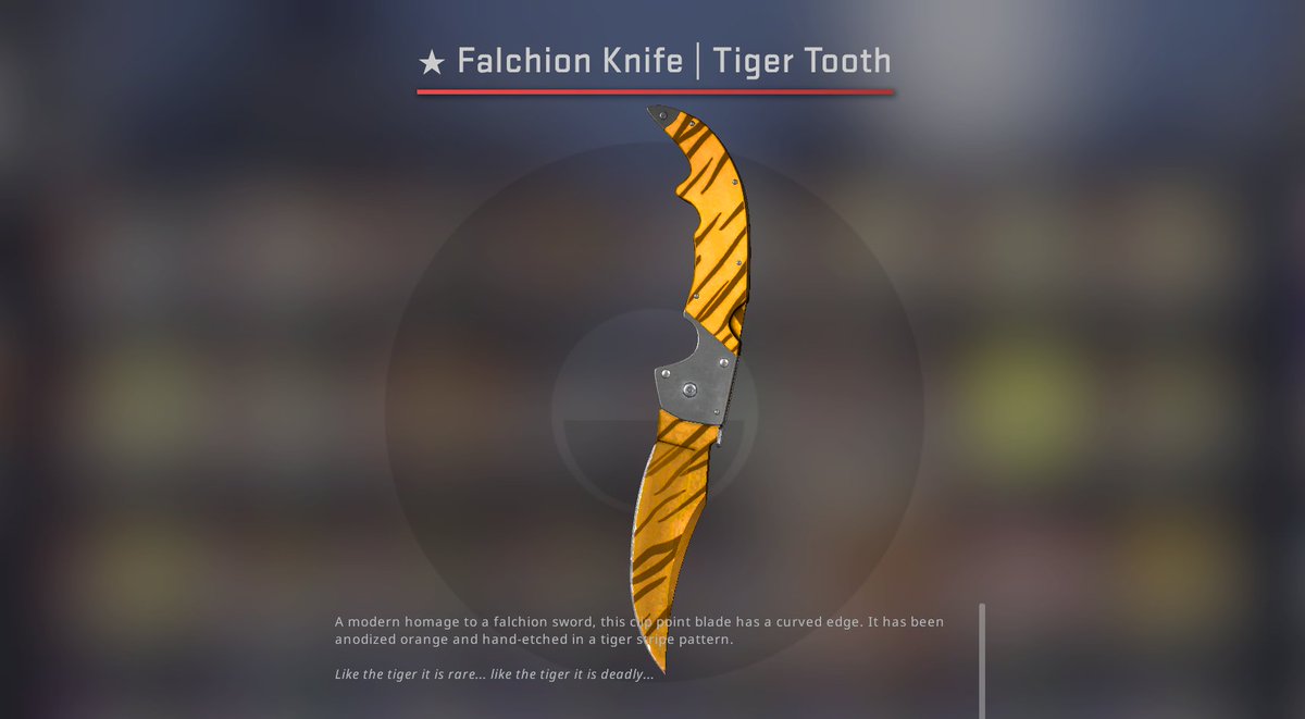 Davezortv's tweet image. ⭐️FALCHION KNIFE | TIGER TOOTH GIVEAWAY

+RT
+LIKE
+FOLLOW
&amp;amp;
+FOLLOW twitch.tv/davezortv (turn notifications on)

(join streams to win)