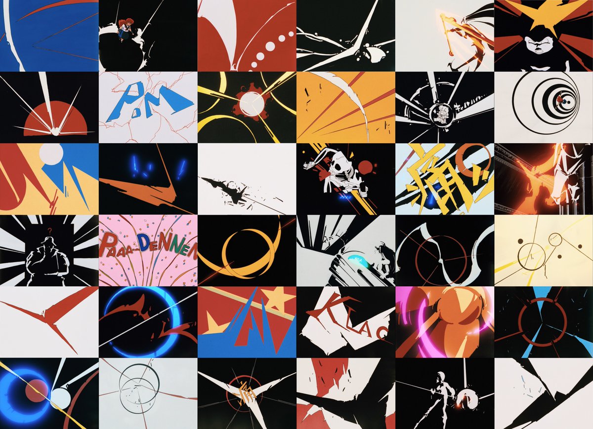 GKalaitza's tweet photo. Project A-ko impact frames mosaic/collage/6x6 .As "animators having fun" as it gets https://t.co/mu3dbn4TuV