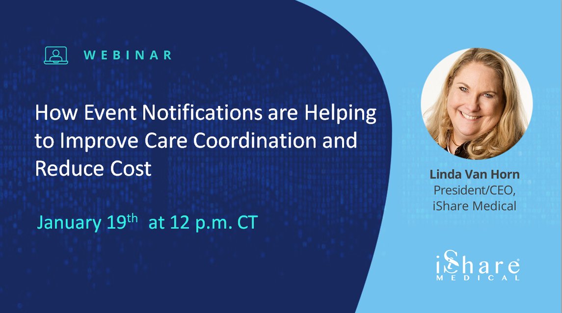 Did you know that large EHR's like #Cerner and #EPIC are implementing the #EventNotifications via #DirectStandard?  Find out more at our complimentary webinar tomorrow 1/19 at noon CT Register at: resources.isharemedical.com/event_notifica…