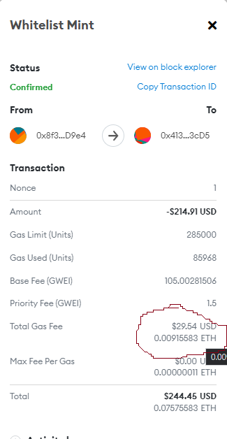 DEFI_HELLion's tweet photo. Just minted my second @KaijuQueenz and look at that gas!! That is INSANE for #eth
This optimized contract is sexy !!!
#kaijuqueenz https://t.co/dJm8iq9mAf