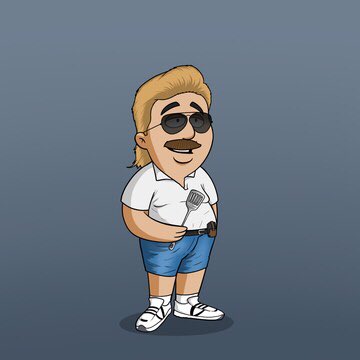 dapperDadsNFT's tweet photo. In a new, digital Metaverse, degenerates roam the blockchains untethered and undisciplined. This all changed when a group of Dapper Dads emerged in the Metaverse with their mullets, white sneakers, and grills. 
Join them, or bend over our knee. 

#SolanaNFTs   #Solana  #SOL #NFT https://t.co/xuYg8oUB8o