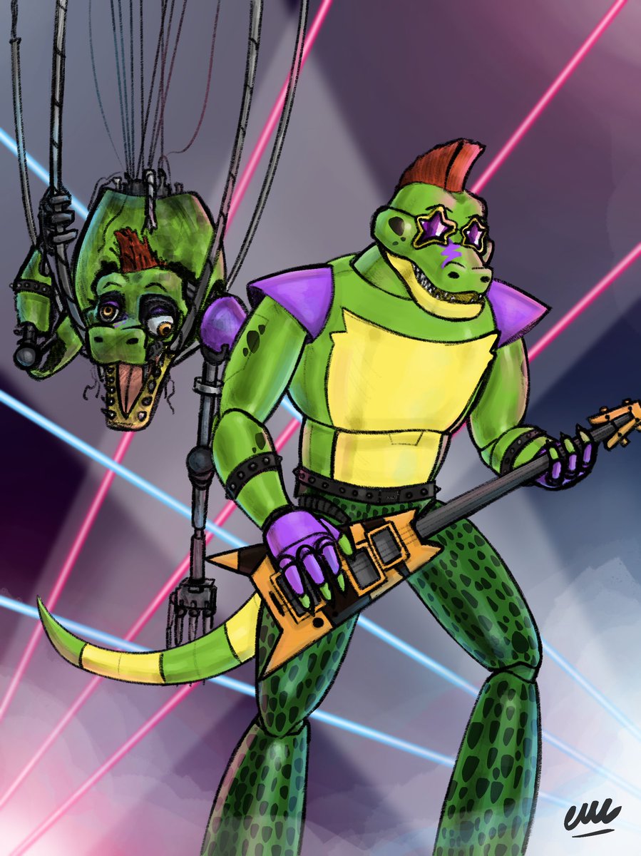 Monty :) #art #fanart #fnaf #securitybreach