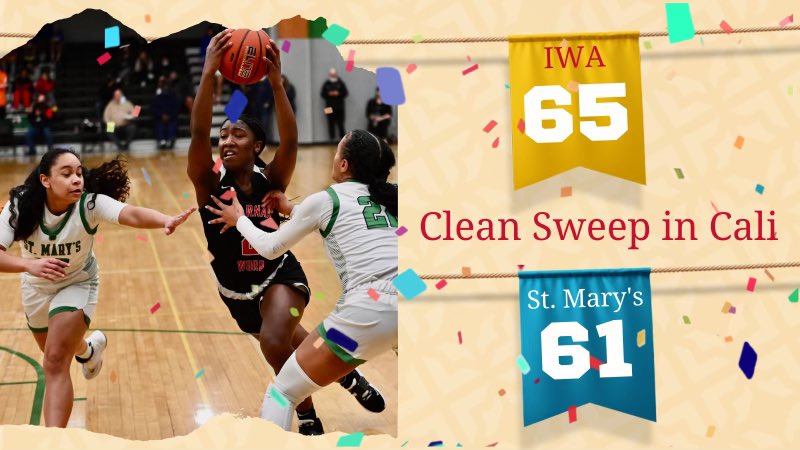 iwa_hoops's tweet photo. What a game today in Stockton vs St. Mary’s!! Red Knights leave Cali 2-0. #HappyFlight  @STLhssports https://t.co/KZQ5mbQ3oF