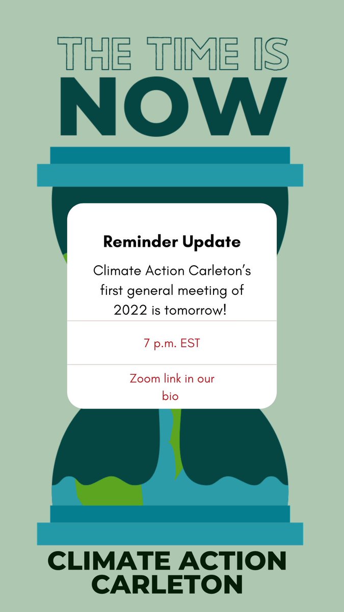 Climate Action Carleton (@climateactioncu) on Twitter photo 