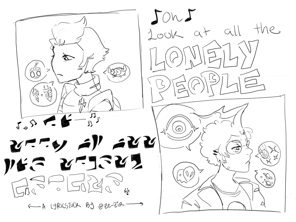 ze_zir's tweet photo. I've been listening to the Cody Fry cover of Eleanor Rigby nonstop lmfao #invaderzim #iz #zadr #newzim #lyricstuck https://t.co/dzccXh0bq2