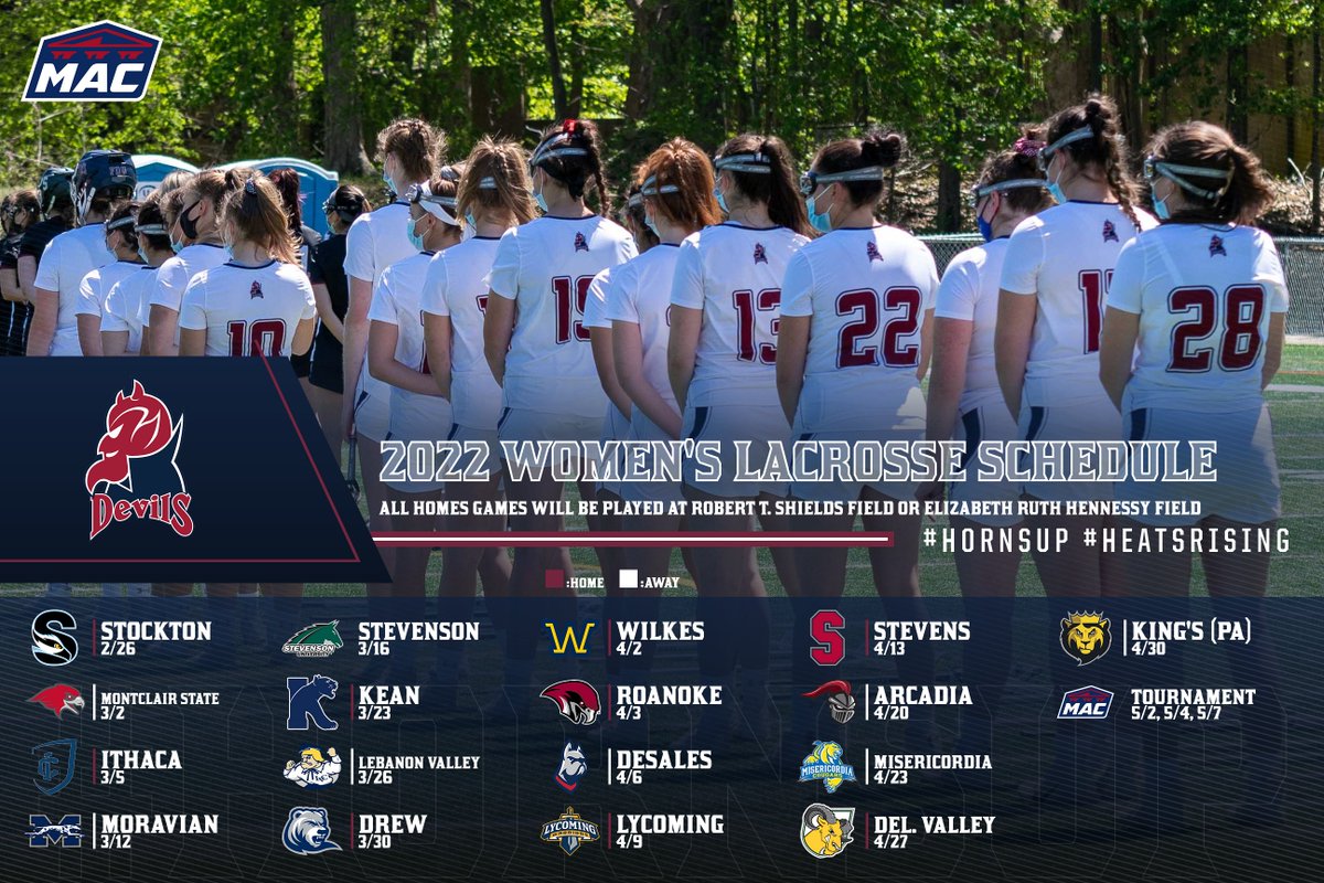 FDUDevils's tweet photo. The defending @gomacsports Freedom Champions have officially released their 2022 schedule! Check out the entire @fduwlacrosse schedule below and be sure to support your Devils at their nine home games this spring! #HornsUp #HeatsRising

Full Story: https://t.co/hbd3RP0TsI https://t.co/K78uzzgWqS