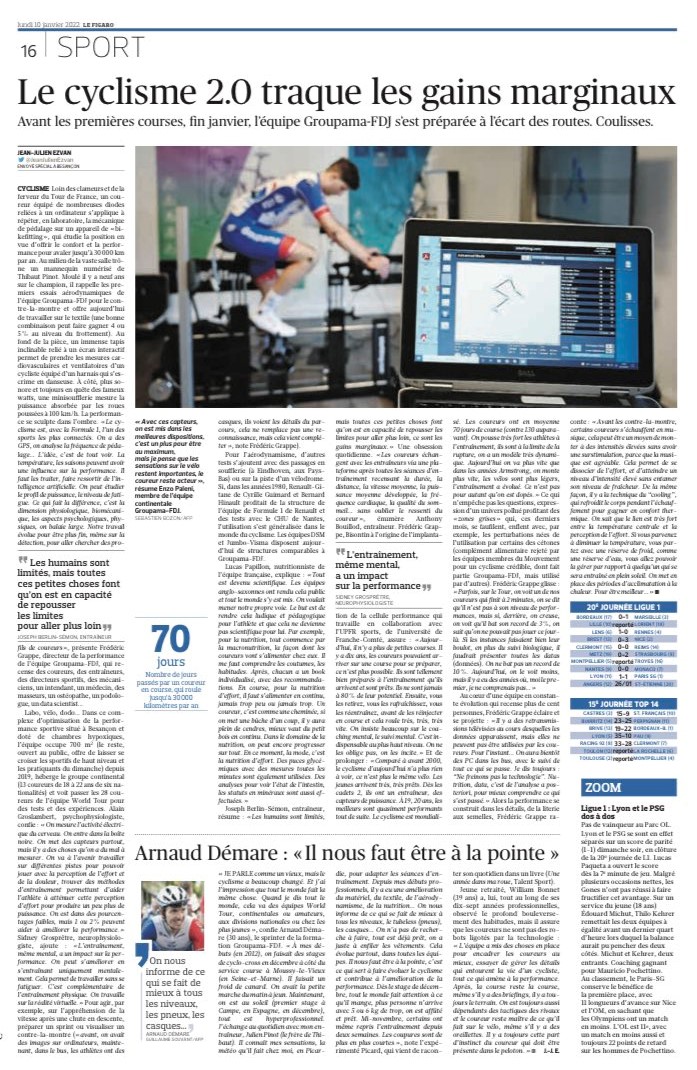LaboratoireC3S's tweet photo. Le dernier article de presse relatif aux prouesses de nos collègues du @LaboratoireC3S en charge du @25Cops : une synergie entre compétences professionnelles, recherches de haut-niveau et émulation sportive. https://t.co/qRUuHiV034