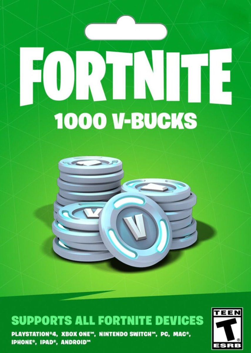 1000 VBUCKS - 60 minutes 🍀 -Retweet ♻️ -Follow Me & @CenaBlovebear 👍