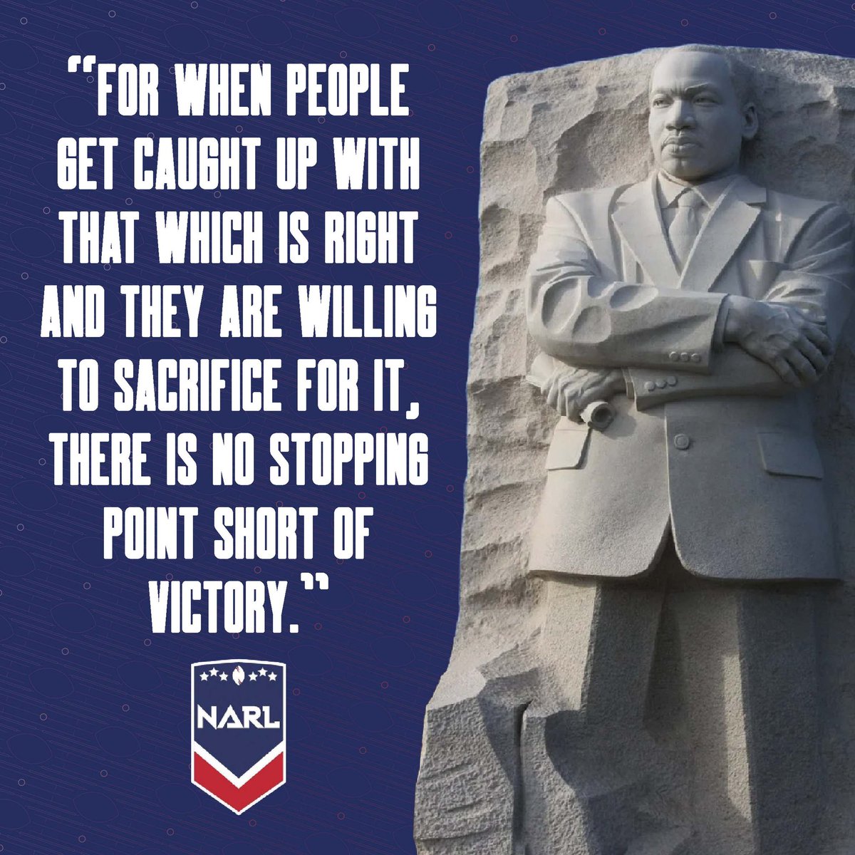 NARugbyLeague's tweet photo. Today we celebrate Martin Luther King Jr #martinlutherkingday #mlkday #mlk @mlkday @AmeriCorps https://t.co/VkJtFEBzSD