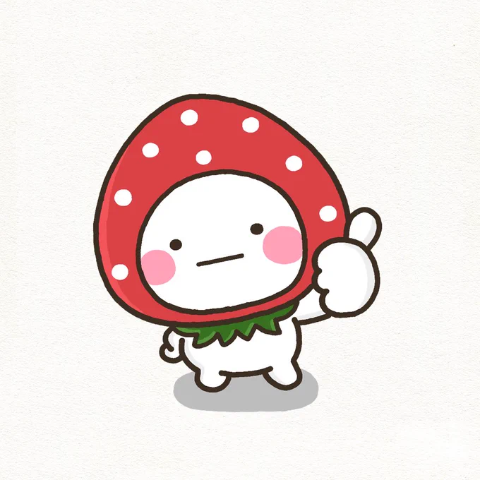いちごの季節🍓
#しろまる 