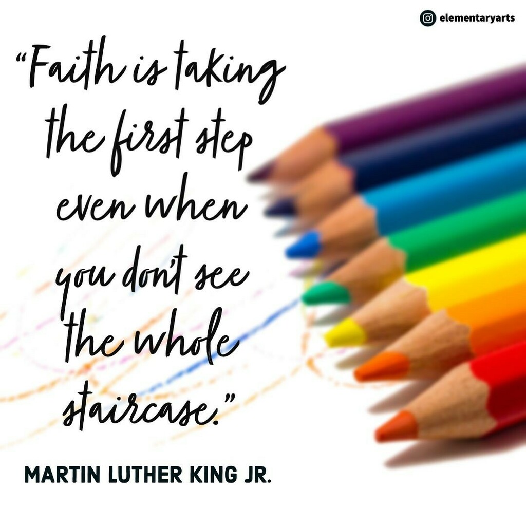 Elementaryarts's tweet photo. Today Motivational Monday Quote is from Martin Luther King Jr. He was an American Baptist minister and activist who became the most visible spokesman and leader in the American civil rights movement from 1955 until his assassination in 1968. #mlk #martinlutherkingjr #martinl… https://t.co/xEx70EaQ2B