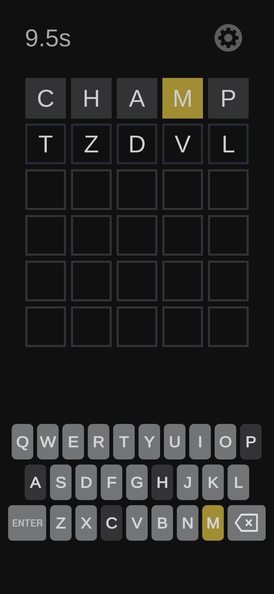 tzdevil_'s tweet image. Today - for like 5 hours-, I coded and polished a Wordle replica for mobile with infinite playability and a few more new features. Don't know when I'll publish it tho. #speedcoding