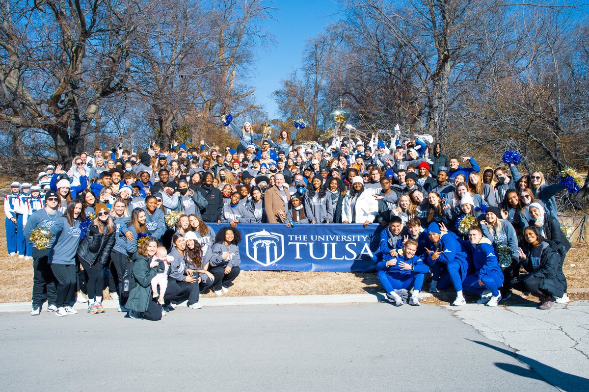utulsa's tweet image. We&apos;re grateful to have been part of the MLK Tulsa Parade this morning. A huge thank you to everyone who represented TU. Check out 📷 of the parade below. #utulsa #tunity
