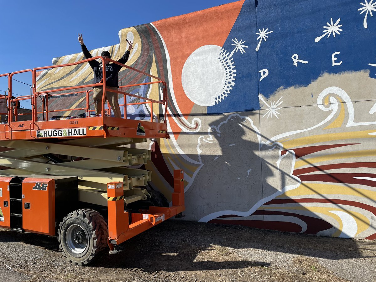 Mural down on Main st in VB