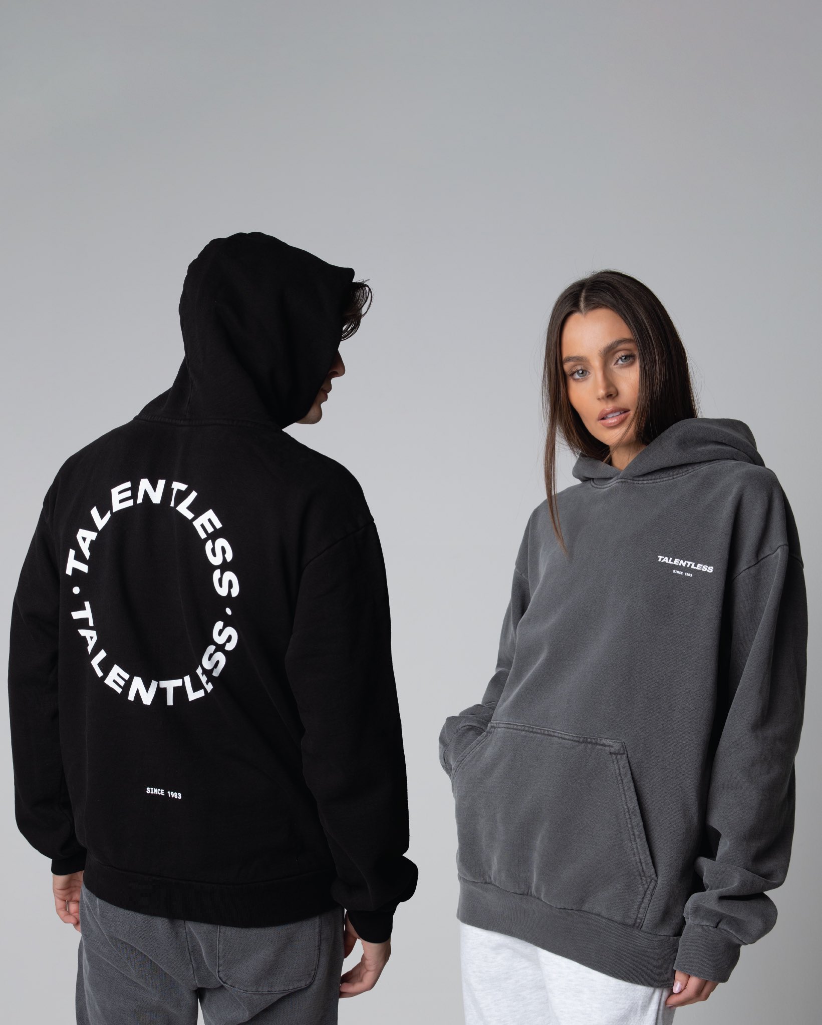 Talentless on X Made from High Quality Heavyweight Cotton to ensure supreme softness and quality. Shop our Circle Logo Hoodie now. Available in Steel Grey Black White and Bone. https t FvuGu5S7cU h...