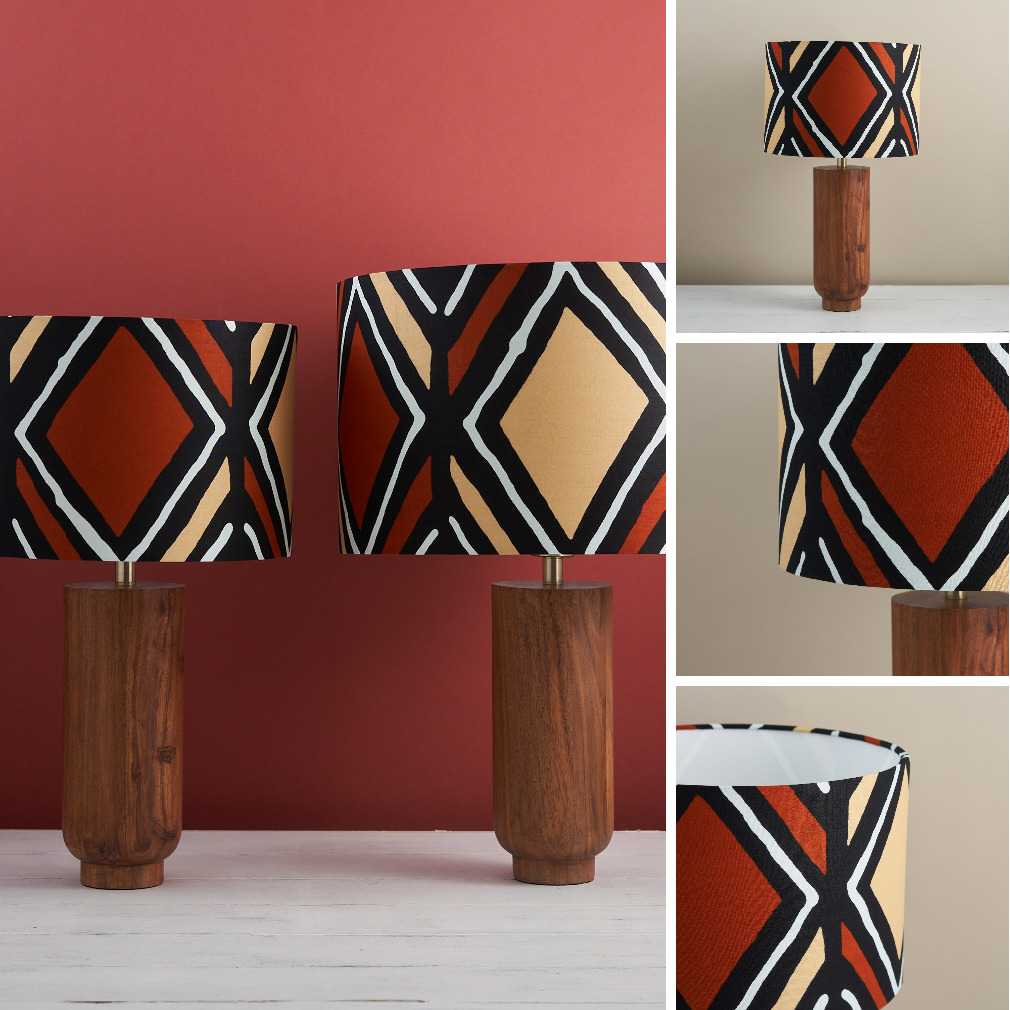 NatalieManima's tweet photo. African wax print drum lampshade, geometric https://t.co/YFFBzgCx1Q #lighting #lampshades @etsymktgtool https://t.co/Qn2d17135g