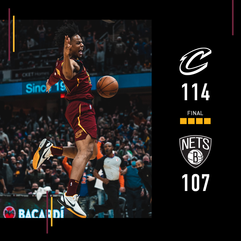 cavs's tweet photo. THAT'S FIVE IN A ROW. #LetEmKnow