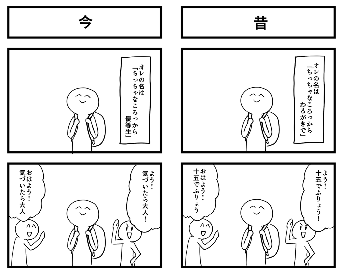 結構前に上げた2コマ漫画の追加版です。 