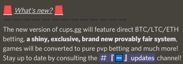 Cupsgg's tweet photo. Do you want to join our #discord? Let us know! https://t.co/s7A5rEWGbP
