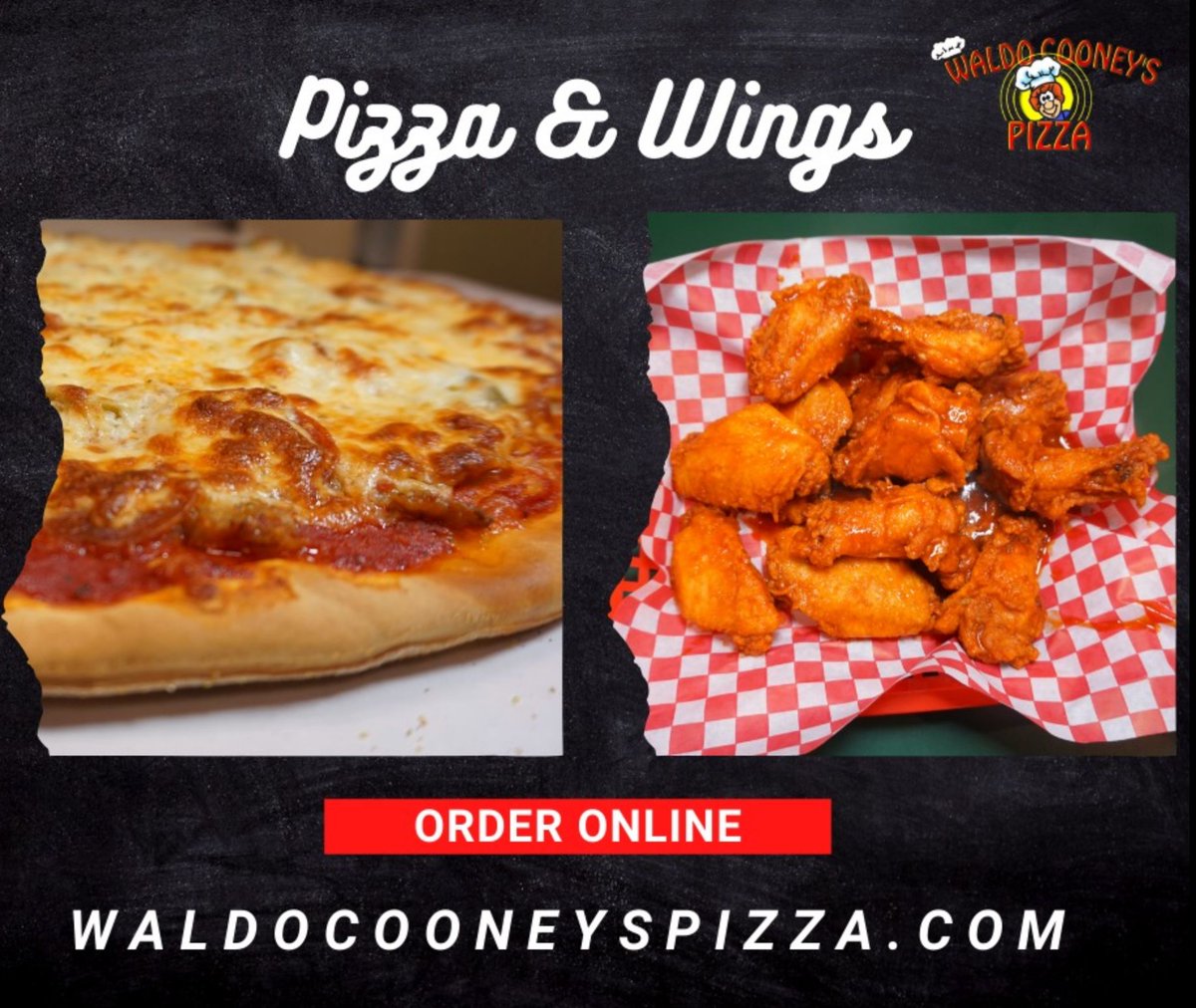 Monday Night Waldo Vibes! NFC Wild Card vs 7:15pm ✔️ Waldo's Pizza ✔️ Waldo's Wings ✔️ Family &a