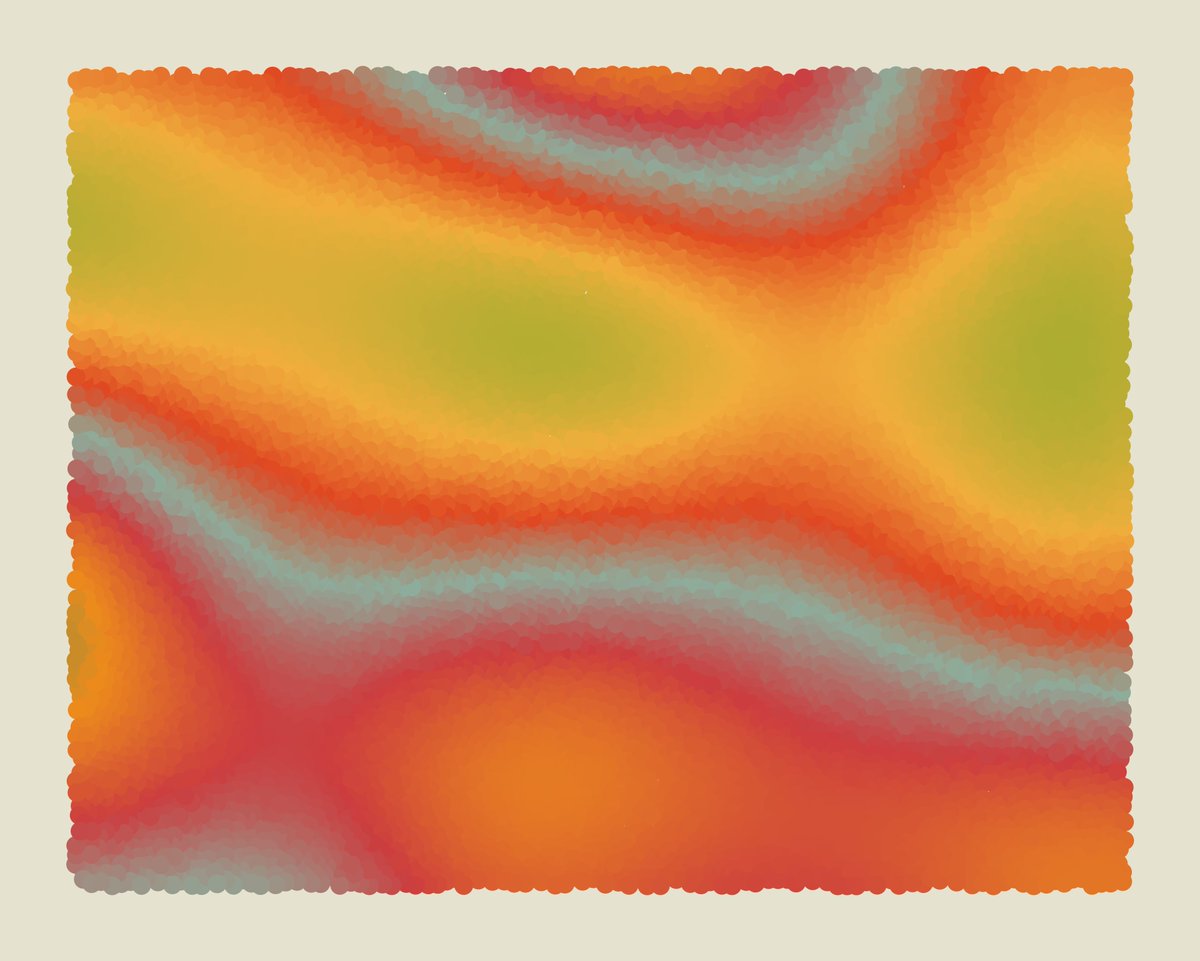 lpkr_'s tweet photo. Not sure if these are gradients gone wrong or gradients gone wrong enough they're right. 

#genuary2022 #genuary https://t.co/BrFAjnJYli