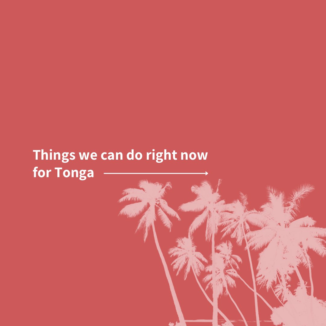emilymuli's tweet photo. #THREAD Some things we can do for #Tonga right now while we wait for more official updates 🇹🇴
➖ via @mtozero on Instagram https://t.co/VytH62BcT8