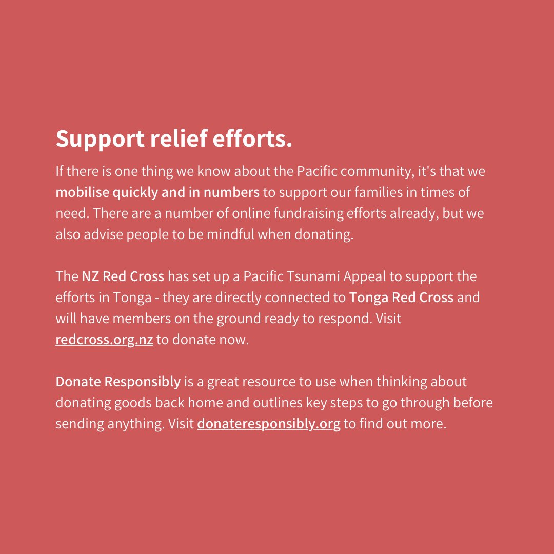 emilymuli's tweet photo. #THREAD Some things we can do for #Tonga right now while we wait for more official updates 🇹🇴
➖ via @mtozero on Instagram https://t.co/VytH62BcT8