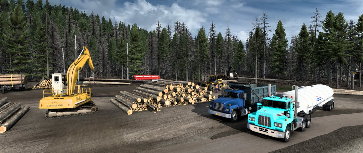 nicotine1255's tweet photo. 暫くはAlaska徘徊だな
#ATS
#MackTrucks
#Alaskamap https://t.co/qfa3Bs2HyC