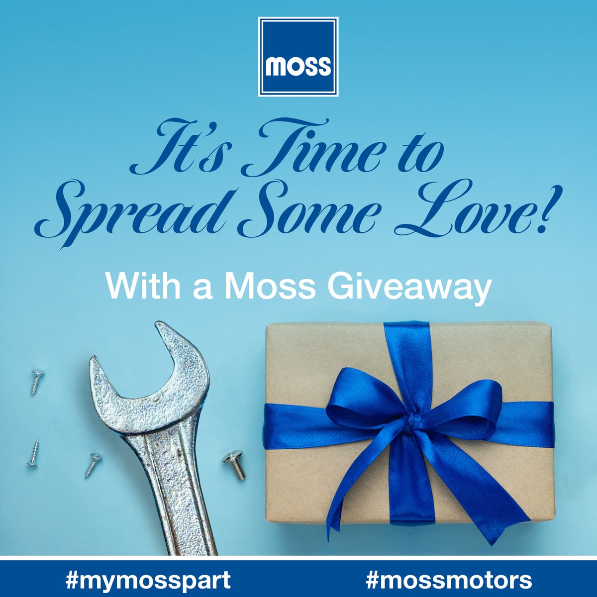 A very special Valentine Goodie Bag could be yours! To enter, all you need to do is share a picture of a Moss product you own and tag it using #mymosspart #mossmotors