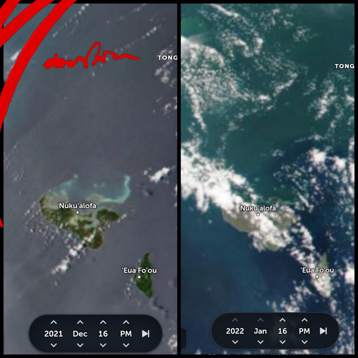 johnnykontrak's tweet photo. What has happened to my #Tonga brothers? #pray4tonga #prayfortonga #help https://t.co/zlquYwMbSz