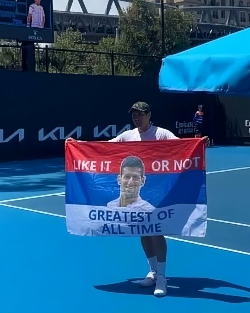 𝗗𝘂𝘀𝗮𝗻 𝗟𝗮𝗷𝗼𝘃𝗶𝗰 🇷🇸 after his first round match win! <a href="/DjokerNole/">Novak Djokovic</a> ❤️💙🤍

<a href="/Dutzee/">Dusan Lajovic</a> #DusanLajovic #Dusan #Lajovic #NovakDjokovic #Novak_Djokovic #Novak #Djokovic #NoleFam #AusOpen #AustralianOpen #Melbourne #Australia #Tennis #Serbia #Tenis #Srbija #Tennis🇷🇸