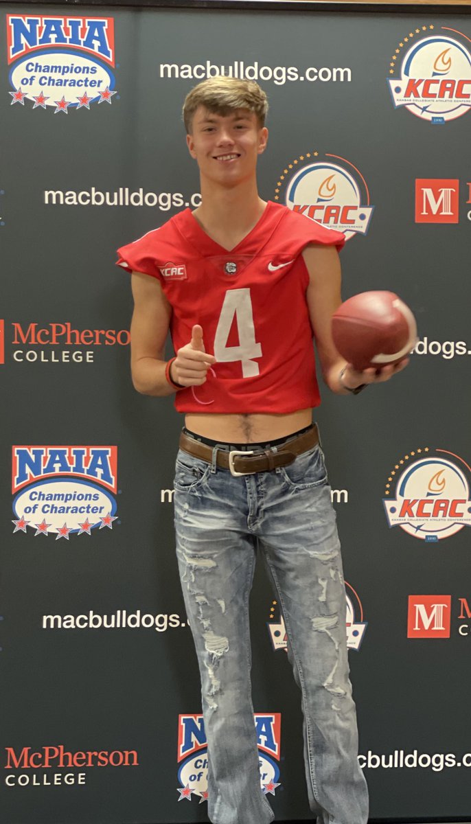 DJDominguez_'s tweet photo. Just a few pics of @zach_hasley4 at McPherson College, during his visit. https://t.co/iLeXAH6L1w